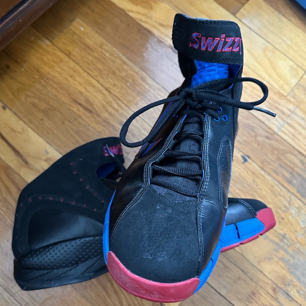 RARE SWIN CASH Custom Embroidered # and Name “Swizzy” Nike Basketball Shoe